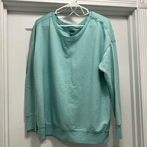 Aerie sweatshirt, aqua, EUC, size Large